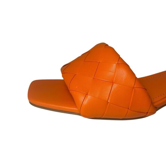 Marc Fisher Braided Heels- Orange - Size 9 M -Fast Shipping - Picture 7 of 16